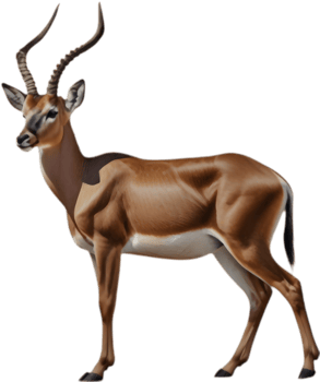 Beautiful Impala Clipart Perfect for Nature-Themed Art. . png
