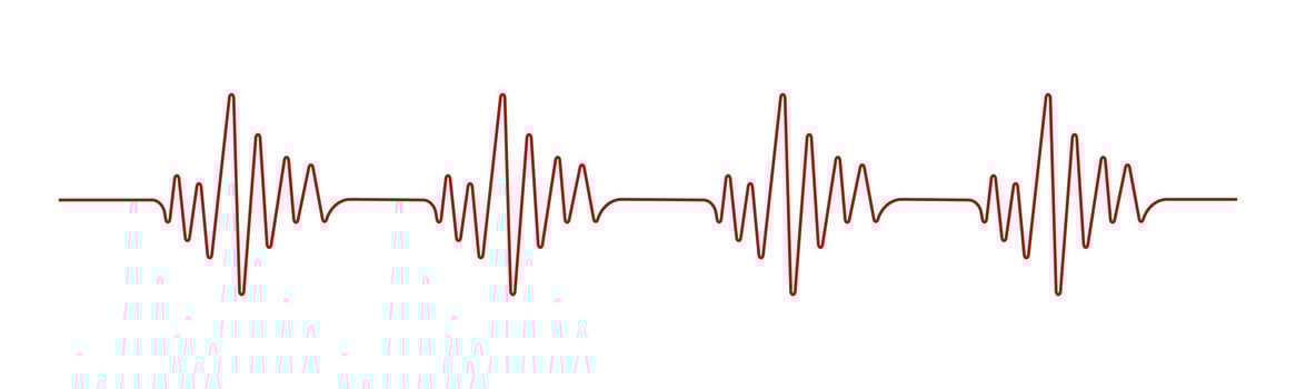 Heart beat red cardio rhythm line. ECG EKG electrocardiogram medicine test. Heartbeat pulse. Diagram, monitor curve graph vector