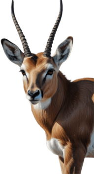 Graceful Springbok Clipart Perfect for Animal Conservation Efforts. . png