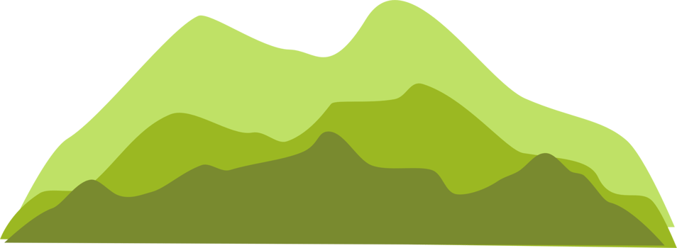 Abstract mountain landscape background flat illustration png