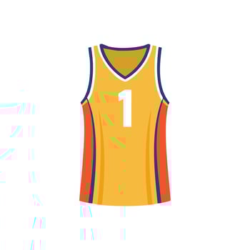 Basketball Jersey Illustration vector