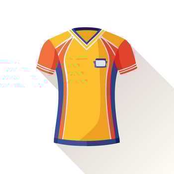 Illustration Volleyball Jersey vector