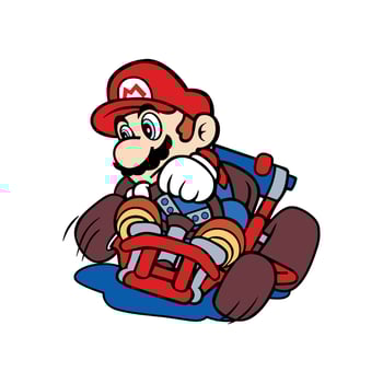 Super Mario Kart vector
