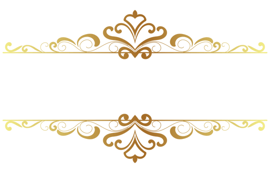 vintage lines decorative s Golden flower border collection png
