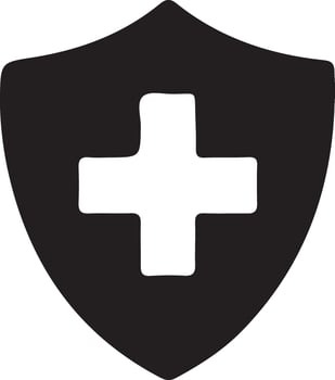 High Quality Protection Icon Silhouette Design vector