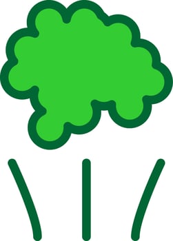 Smoke Colorful Icon vector