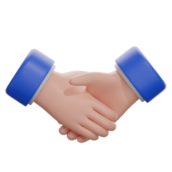 3D Handshake Illustration png