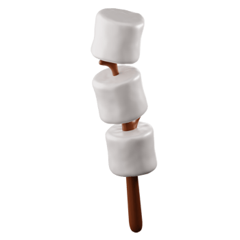 3D Marshmallow Illustration png