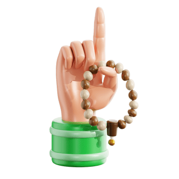 3D Tauhid Illustration png