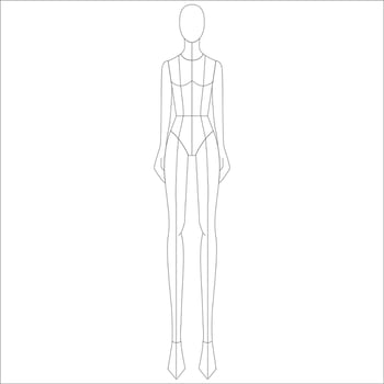 women's fashion template for illustration vector