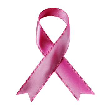 Pink ribbon signals breast cancer awareness png