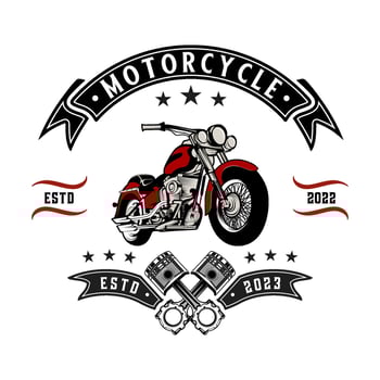 Motorcycle vintage logo. for Motorcycle Club vector