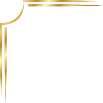 Ornate Gold Decorative Border Illustration png