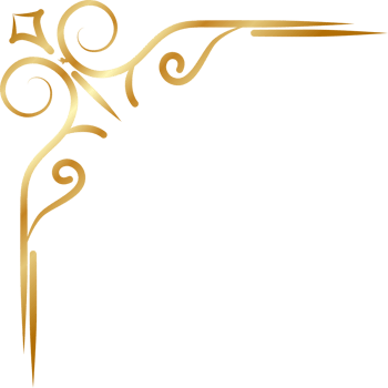 Luxurious Gold Corner design png