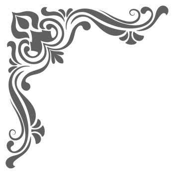 Vintage corner wavy ornaments border design and designing components for wedding invitations, menus, certificates, boutiques, spas and logo designs. png