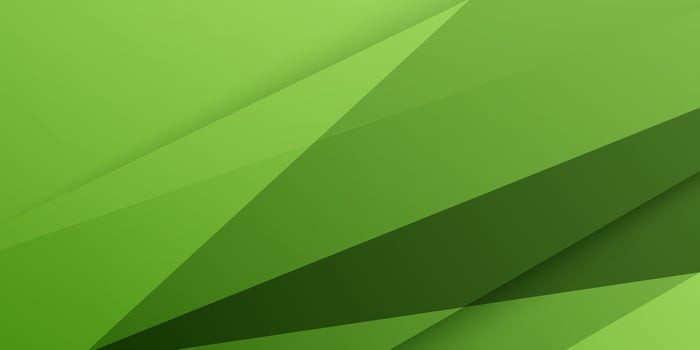 Abstract green overlap background template with triangle papercut pattern. Green background with shadow design. vector