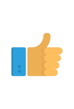 thumbs up illustration for design vector