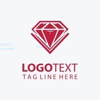 Shining Gem Diamond Logo vector