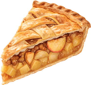 Homemade Apple Pie Clipart for Cozy Fall Illustrations. . png