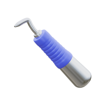 3D Dental Probe Icon Illustration Render png