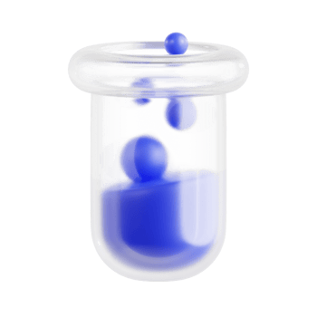 3D Test Tube Icon Illustration Render png