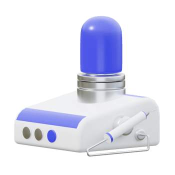 3D Ultrasonic Scaler Icon Illustration Render png