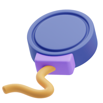3D Wireless Charger Icon Illustration Render png