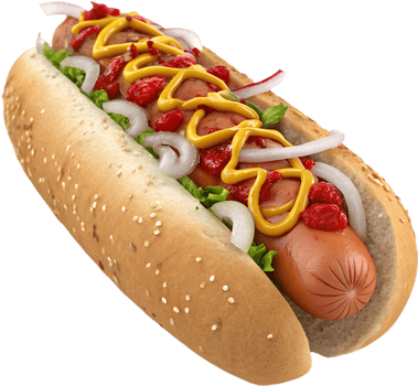 Trendy Hot Dogs Clipart for Social Media Engagement. . png