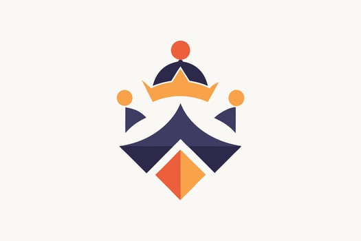 A logo for a company that is called king vector