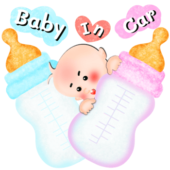 Baby in Car png