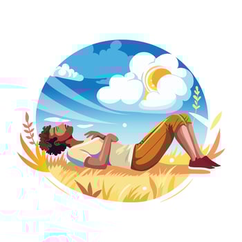 Daily Lifestyle Flat Style Illustrations vector