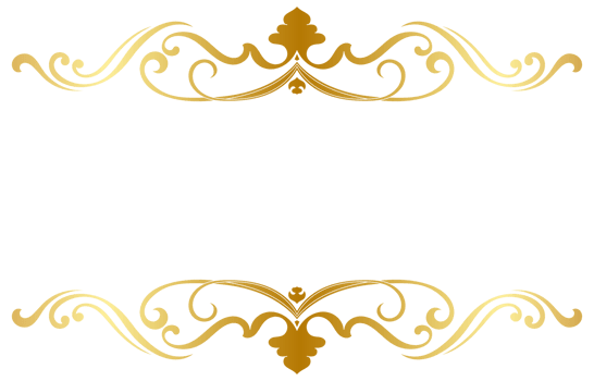 golden vintage frame floral ornament design png