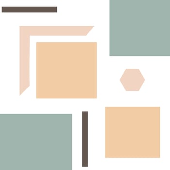 pattern ,seamless the geometric shape ,pastel colors vector