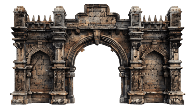 The gate of the city of the dead png