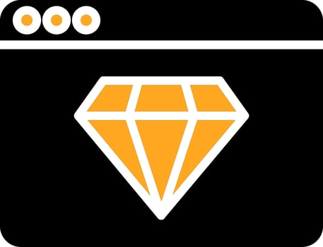 Diamond Colorful Icon vector
