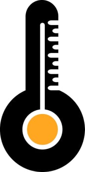 Thermometer Colorful Icon vector