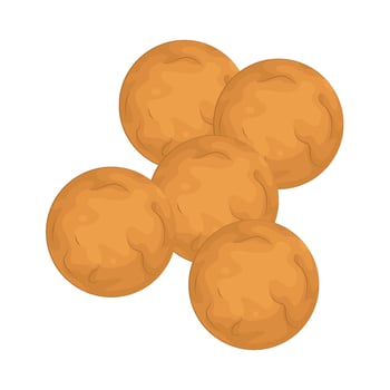 Illustration of Falafel vector