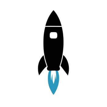 Rocket icon illustration vector