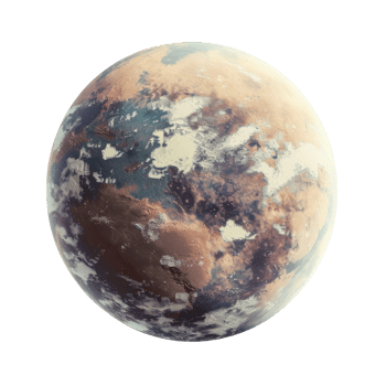 Planet On Isolated Background, Astronomy Illustration png