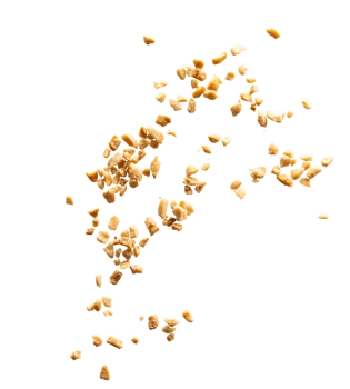 Crunchy pieces of roasted peanuts png