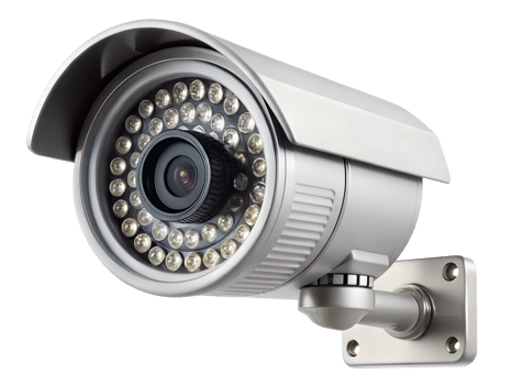 Outdoor security camera by building png