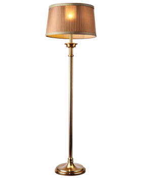 Cozy room with an elegant floor lamp png
