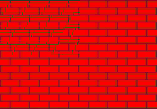 Design brick background vector