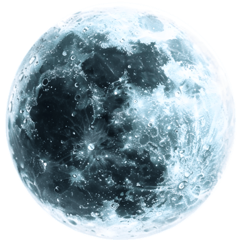 The moon is shown in this image png