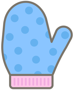 Cute cooking element pastel kitchen gloves png