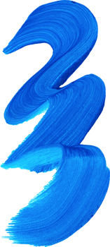 Blue Brush Stroke, hand-drawn watercolor painting illustration png