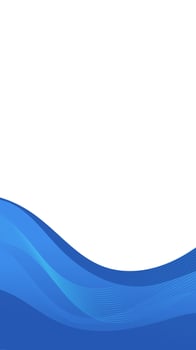 Abstract Blue Wave Background Design Template vector