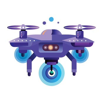 Space portal icon in flat style vector
