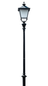 A street light with a white light on it png