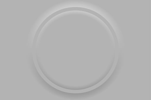 Grey minimal circle abstract geometry background vector